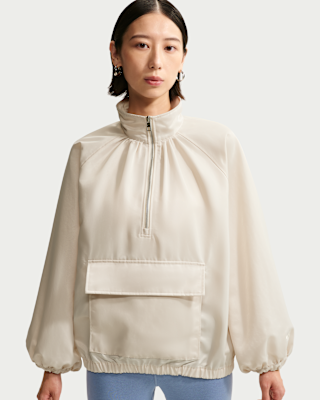 Nike Sportswear Women's Satin 1/4-Zip Anorak. Nike ID